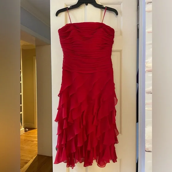 knee length dresses for ladies Mabel Midi Dress – Kay Unger